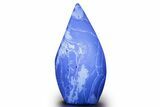 Polished Indonesian Blue Amber Flame #383348-1